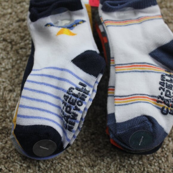 Capelli New York Socks 10-Pack Infant Boys Size 12-24 months Aliens Space NWT - Picture 3 of 4